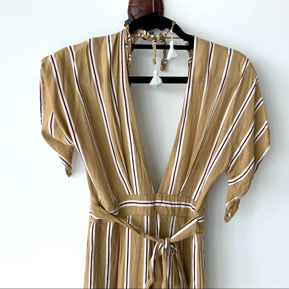 Faithfull the Brand Cedric Jumpsuit Clarke Stripe Size Small (4) ANY OFFER - Picture 3 of 8